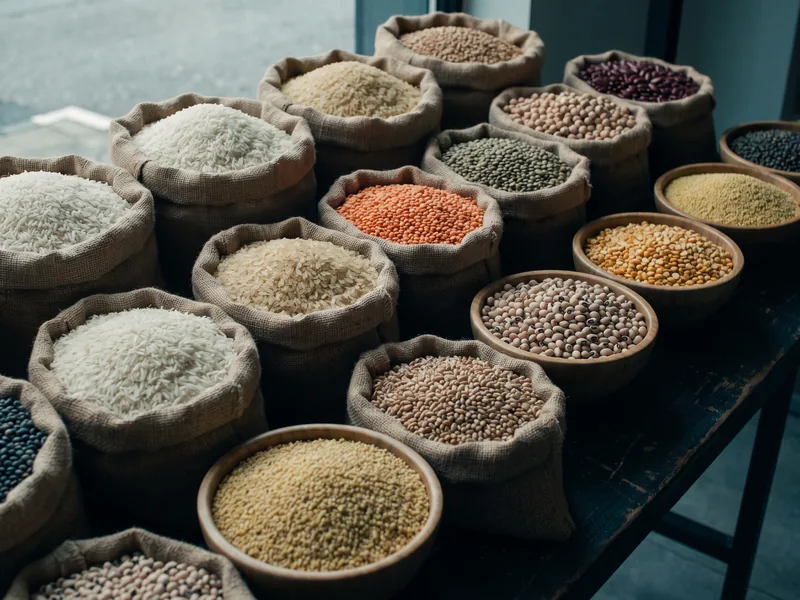 Grains, rice and pulses sourced by Rebel Global Trade